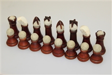History Craft Golf Themed Chess Set - Self Storage - Excellent Condition