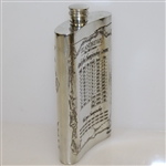 St. Andrews 'The Old Course' Pewter Flask with Course Layout - Great Condition