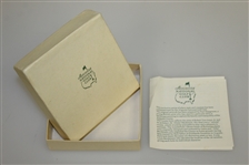 Augusta National Golf Club Pimpernel Member Acrylic Coasters with Box