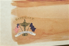 1999 Ryder Cup Team Issued Official Poster - Signed by Team - FULL JSA #Z93555