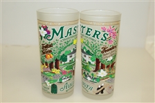 Masters Frosted Cat Studio Glass Set - 2 Sets