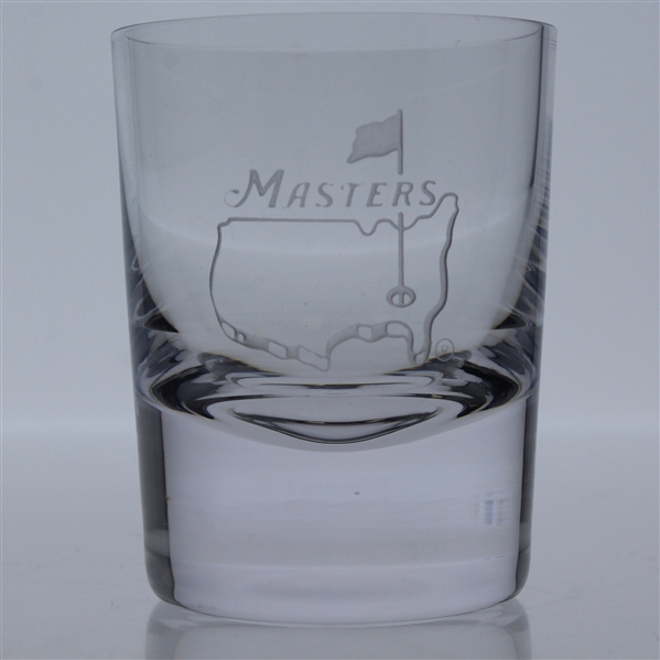 Masters Shot Glass w/ Frosted Masters Logo Etching On Front