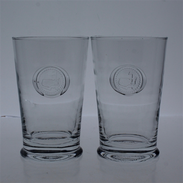 Masters High Ball Glasses w/ Glass Masters Seal On Front