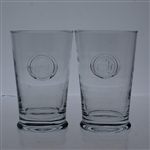 Masters High Ball Glasses w/ Glass Masters Seal On Front