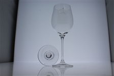 Masters Wine Glass Set w/ Frosted Etched Logo On Body