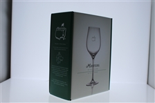 Masters Wine Glass Set w/ Frosted Etched Logo On Body
