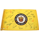 2003 PGA Championship CHAMPS Flag - Nicklaus, Player, Mickelson, & more FULL JSA #Z09261