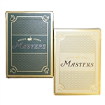 Masters 1934 Collection Playing Cards - Green Set & Gold Set