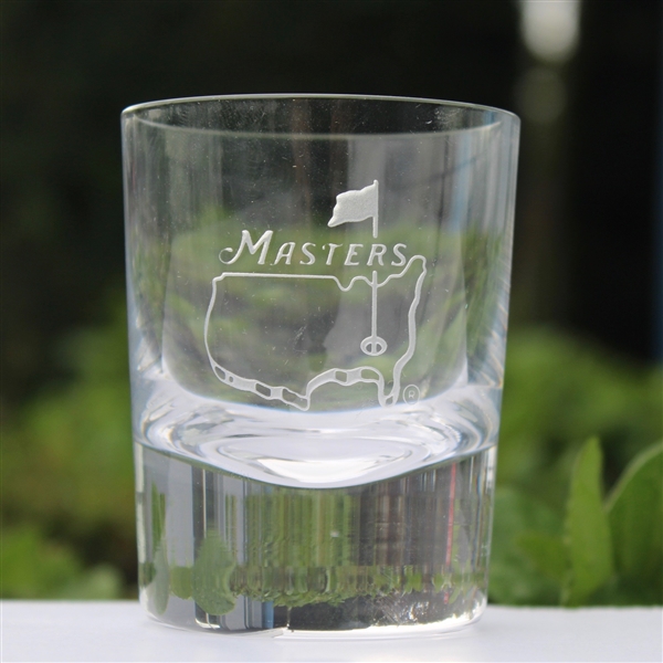 Masters Shot Glass w/ Frosted Masters Logo Etching On Front