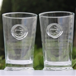 Masters High Ball Glasses w/ Glass Masters Seal On Front
