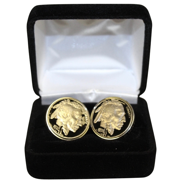 Bobby Jones Enameled 1930 Cuff Links - Stainless Steel