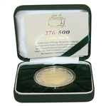 Masters 2018 Limited Edition Commemorative Coin w/ Display Case & Authenticity Note(376/500)