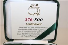 Masters 2018 Limited Edition Commemorative Coin w/ Display Case & Authenticity Note(376/500)