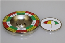 Arnold Palmer Bay Hill Leather Putter Cover & Yardage Coin w/ Removable Ball Marker