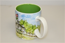 Masters Porcelain Coffee Mug w/ Clubhouse Scene