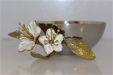 Masters Logo Michael Aram  Designed Flowering Peach Bowl
