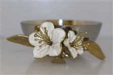 Masters Logo Michael Aram  Designed Flowering Peach Bowl