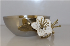 Masters Logo Michael Aram  Designed Flowering Peach Bowl