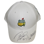 Tom Brady Signed Augusta National White Member Hat with 12 & Go Patriots JSA ALOA
