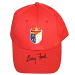 Doug Ford Signed Red World Golf Hall of Fame Hat JSA ALOA