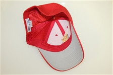 Doug Ford Signed Red World Golf Hall of Fame Hat JSA ALOA