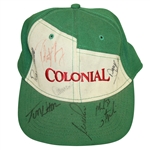 Vintage Multi-Signed Green & White Colonial Hat - Watson, Price, & others JSA ALOA