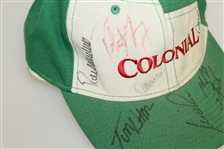Vintage Multi-Signed Green & White Colonial Hat - Watson, Price, & others JSA ALOA