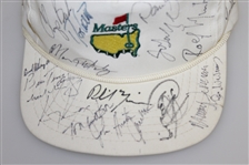 Vintage Multi-Signed White Masters Hat - Watson, Mickelson, Zoeller, & others JSA ALOA