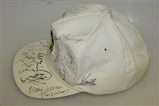 Vintage Multi-Signed White Masters Hat - Watson, Mickelson, Zoeller, & others JSA ALOA