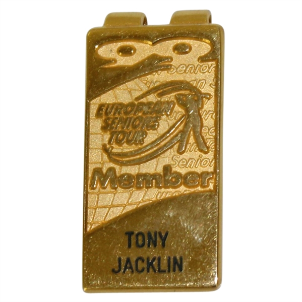 Tony Jacklins 1999 European Senior Tour Member Badge/Clip