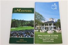 2004 Masters Tournament Yardage Guide & Spectator Guide - Phil Mickelson 1st Green Jacket!