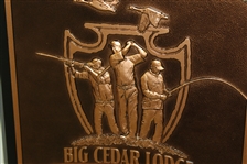 Big Cedar Legends Appreciation Plaque Given To David Graham with Original Box & Sleeve