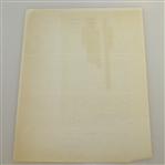 A. Pollard Simons Letter to Ben Hogan - Ben Hogan Club Decals and The Masters