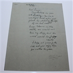 Assorted Letters to Ben Hogan from Fans and Copy Responses