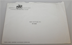 Eight Copies of Ben Hogan's Death Certificate