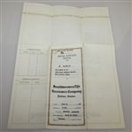Ben Hogan's Real Estate Note and Fort Worth National Bank Check