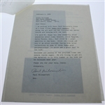 Paul Milosevich Signed Letters and Photos to Ben Hogan JSA ALOA