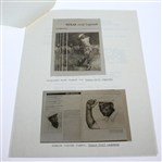 Paul Milosevich Signed Letters and Photos to Ben Hogan JSA ALOA