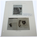 Paul Milosevich Signed Letters and Photos to Ben Hogan JSA ALOA