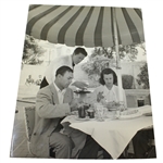 Ben and Valerie Hogan Oversize B&W Original Loomis Dean Life Magazine Photo - Country Club Lunch