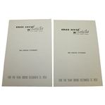 Ben Hogan Member, His Two River Crest Country Club Annual Statements - 1956 & 1958
