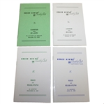 Ben Hogans Four Personal River Crest Country Club By-Laws and Rules Booklets - 1954, 59, 60, 64