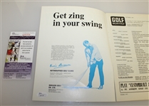 Jack Nicklaus Signed 1971 Golf Monthly Magazine JSA #Q49309