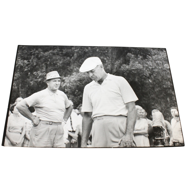 Ben Hogan & Sam Snead Black & White Sports Illustrated Original Photo - At Houston CC 1964