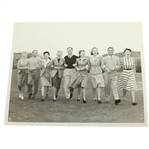 Ben Hogans Personal Photo with Byron Nelson & Jimmy Thompson with Actresses