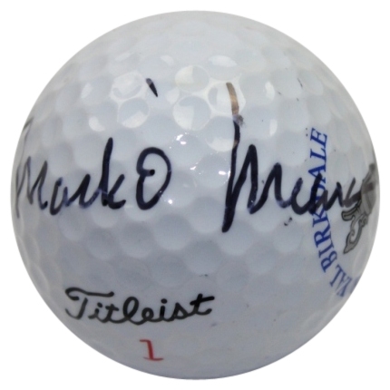 Mark OMeara Signed 1998 British Open Royal Birkdale Logo Golf Ball JSA ALOA
