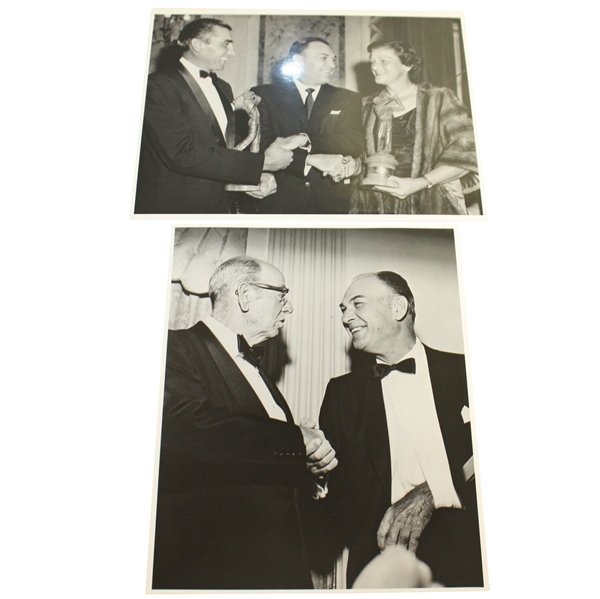 Ben Hogans Personal Photos - Shaking Hands with Award Winners & Shaking Hand