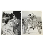 Ben Hogans Personal Photos - With Woman(Valerie?) & with Valerie on Stairs