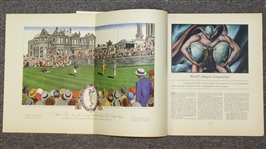 1930 Fortune Extra Large Booklet Vol II No. 3 - September Courier and Ives Bobby Jones FOLDOUT!