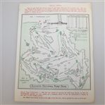 Deane Beman's 1960 Masters Tournament Friday Pairing Sheet - Arnold Palmer Win
